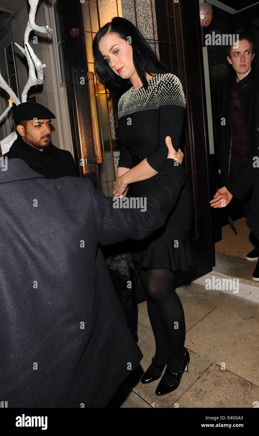 Katy Perry and Ellie Goulding outside 34 restaurant Featuring: Katy ...
