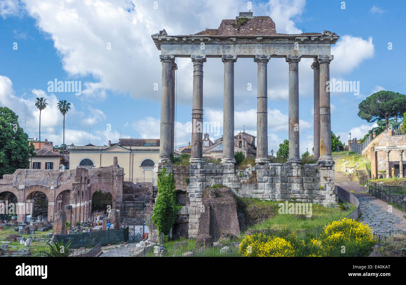 Ancient Roman forums in Rome, Italy Stock Photo Alamy