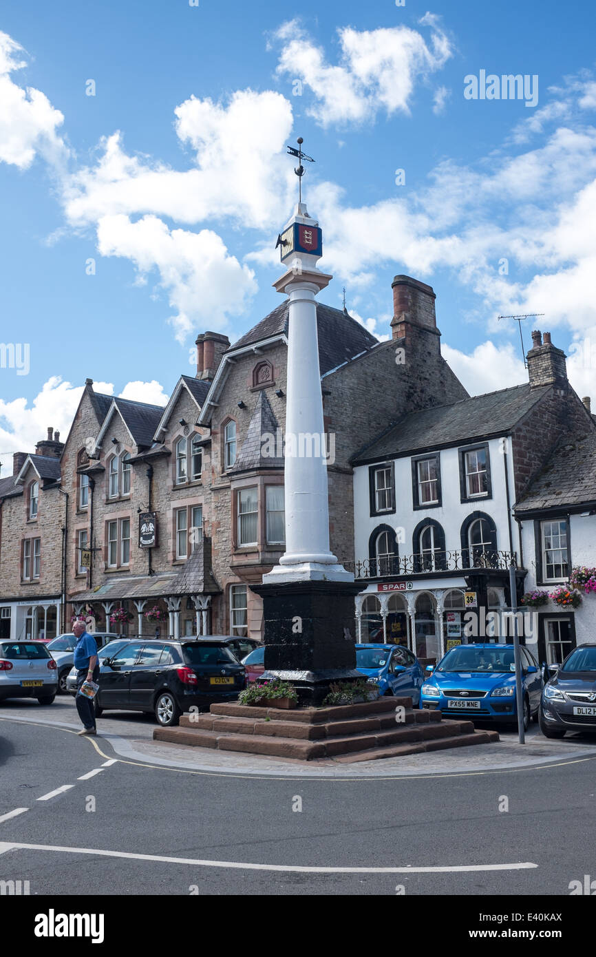 High Cross in Boroughgate, Appleby, Eden Valley, Cumbria, UK Stock Photo