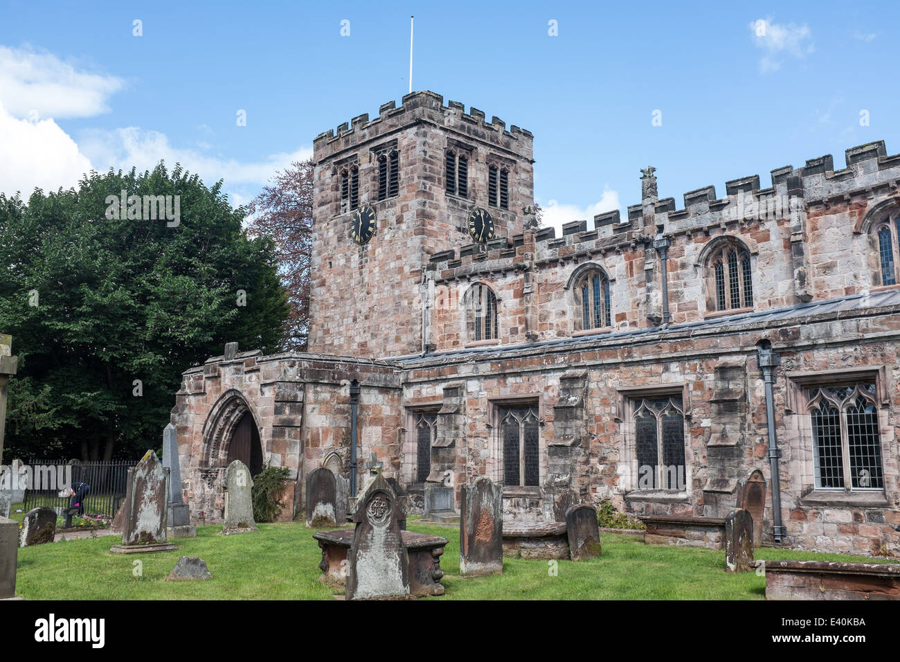 Church of Saint Lawrence, Appleby in Westmorland, Cumbria, UK Stock Photo