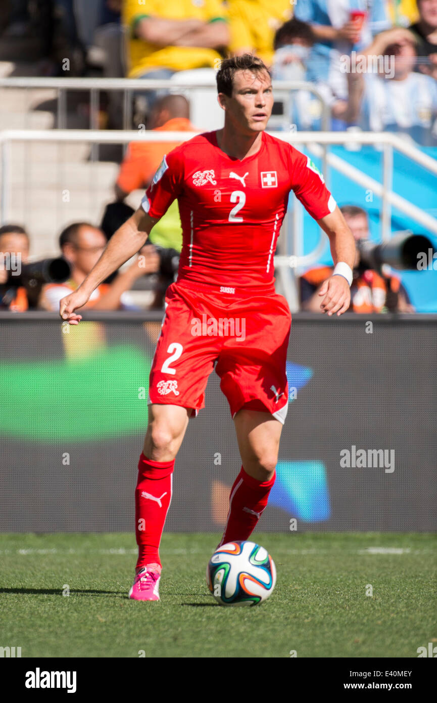 Stephan Lichtsteiner (SUI), JULY 1, 2014 - Football / Soccer : FIFA World  Cup Brazil 2014 Round of 16