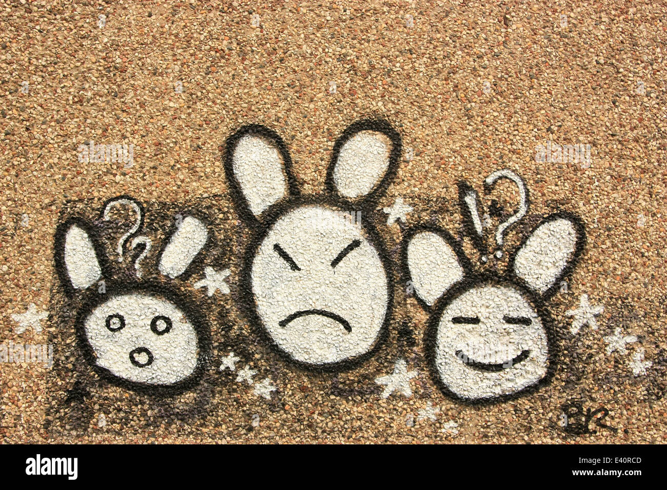 Funny wall art Stock Photo Alamy