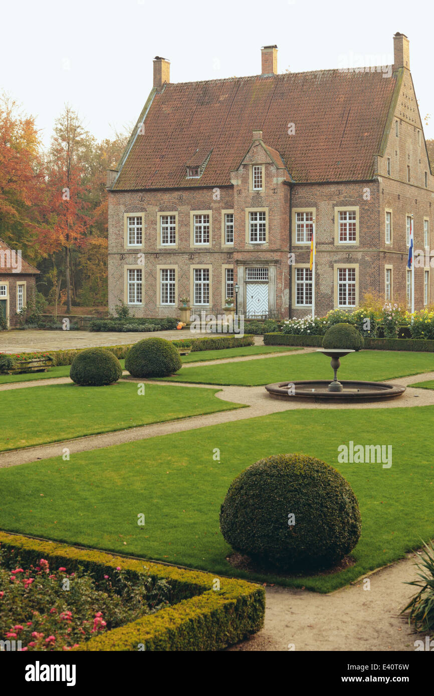 Germany North Rhine Westphalia Welbergen Haus Welbergen Stock
