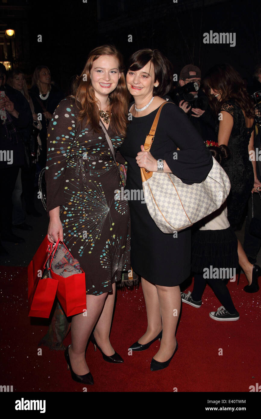 English National Ballet Annual Christmas VIP Party at the St Martins Lane Hotel and London Coliseum  Featuring: Cherie Blair,Kathryn Blair Where: London, United Kingdom When: 12 Dec 2013 Stock Photo