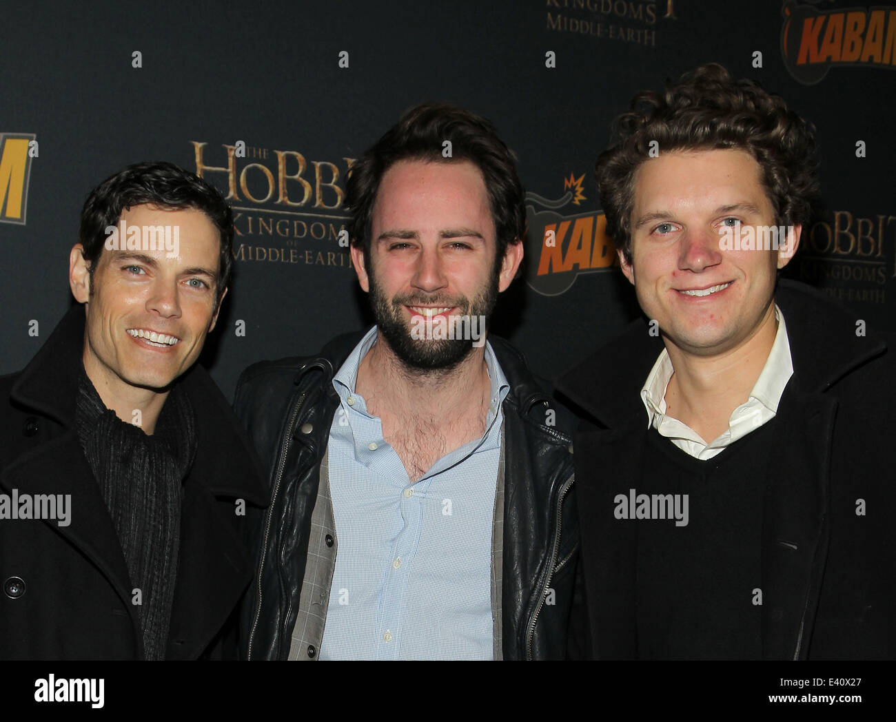 The Hobbit: The Desolation of Smaug Expansion Pack Kabam Mobile Game Launch Party At Eveleigh  Featuring: Drew Murray,Evan Low Stock Photo