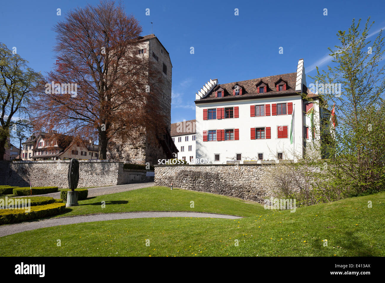 Switzerland, Thurgau, Arbon, Castle of Arbon Stock Photo