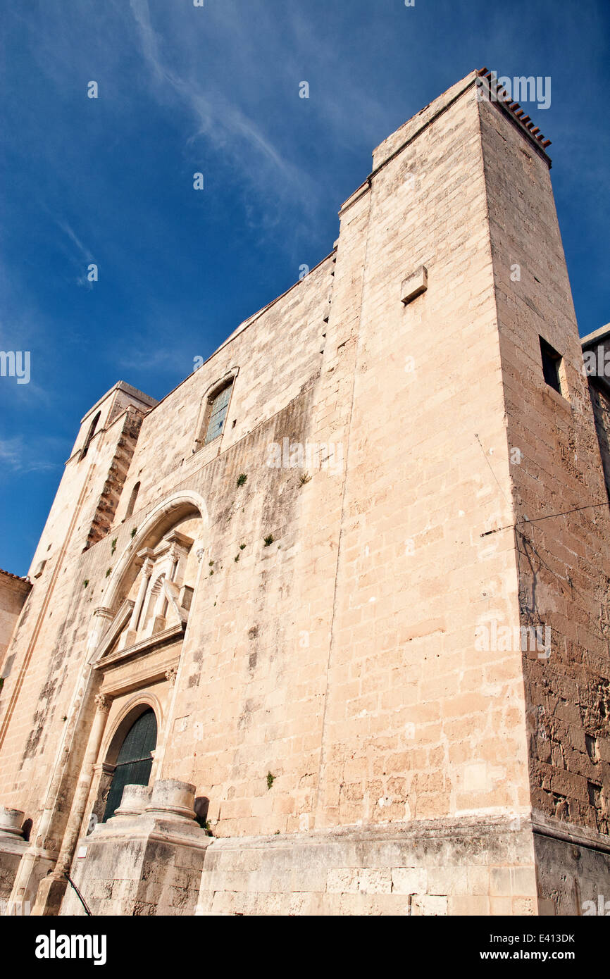 El Carmen church, Mahon, Menorca Stock Photo