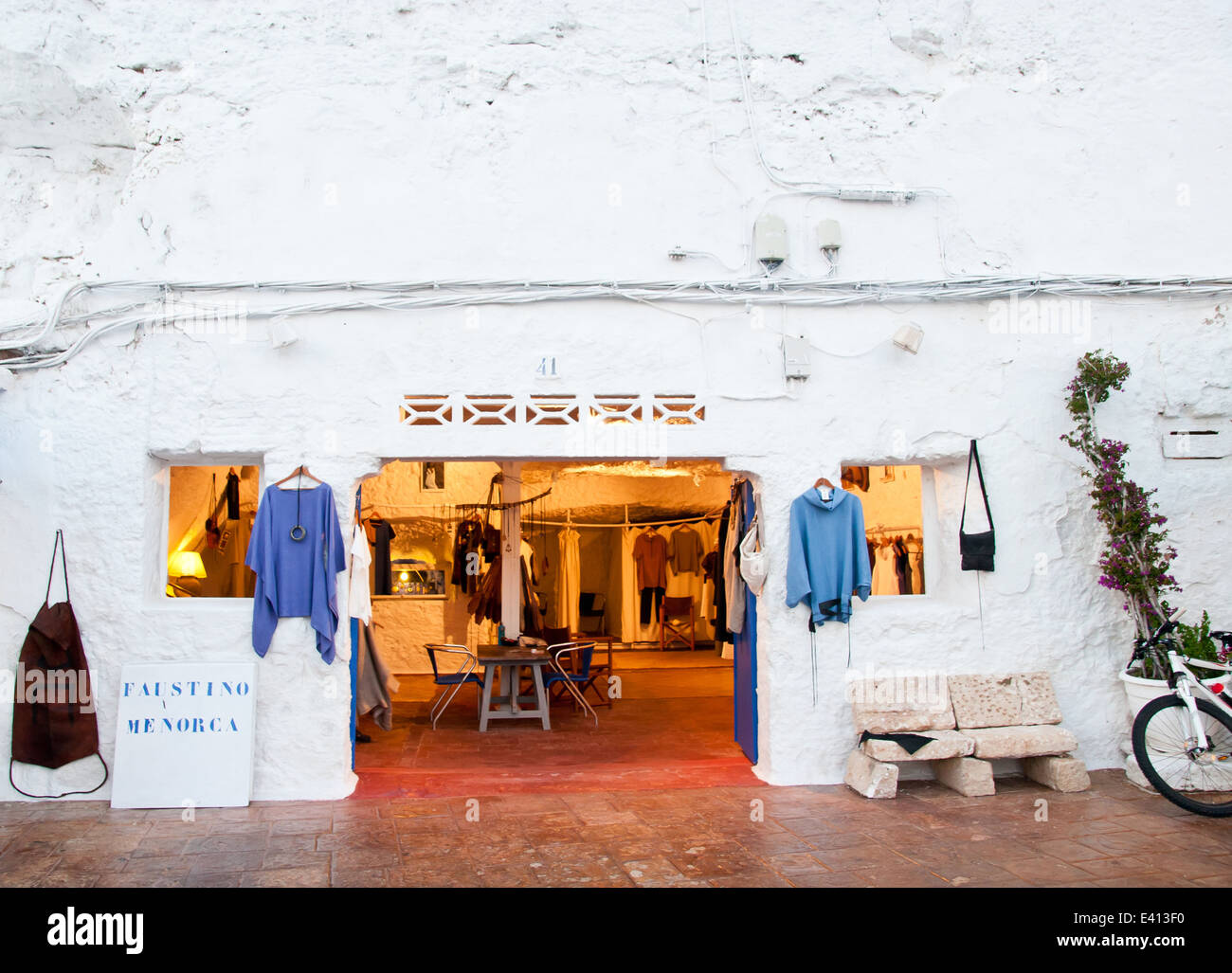 Shop In Cales Fonts Es Castell Mahon Menorca Stock Photo Alamy Shop In Cales Fonts Es Castell Mahon Menorca Stock Photo Alamy