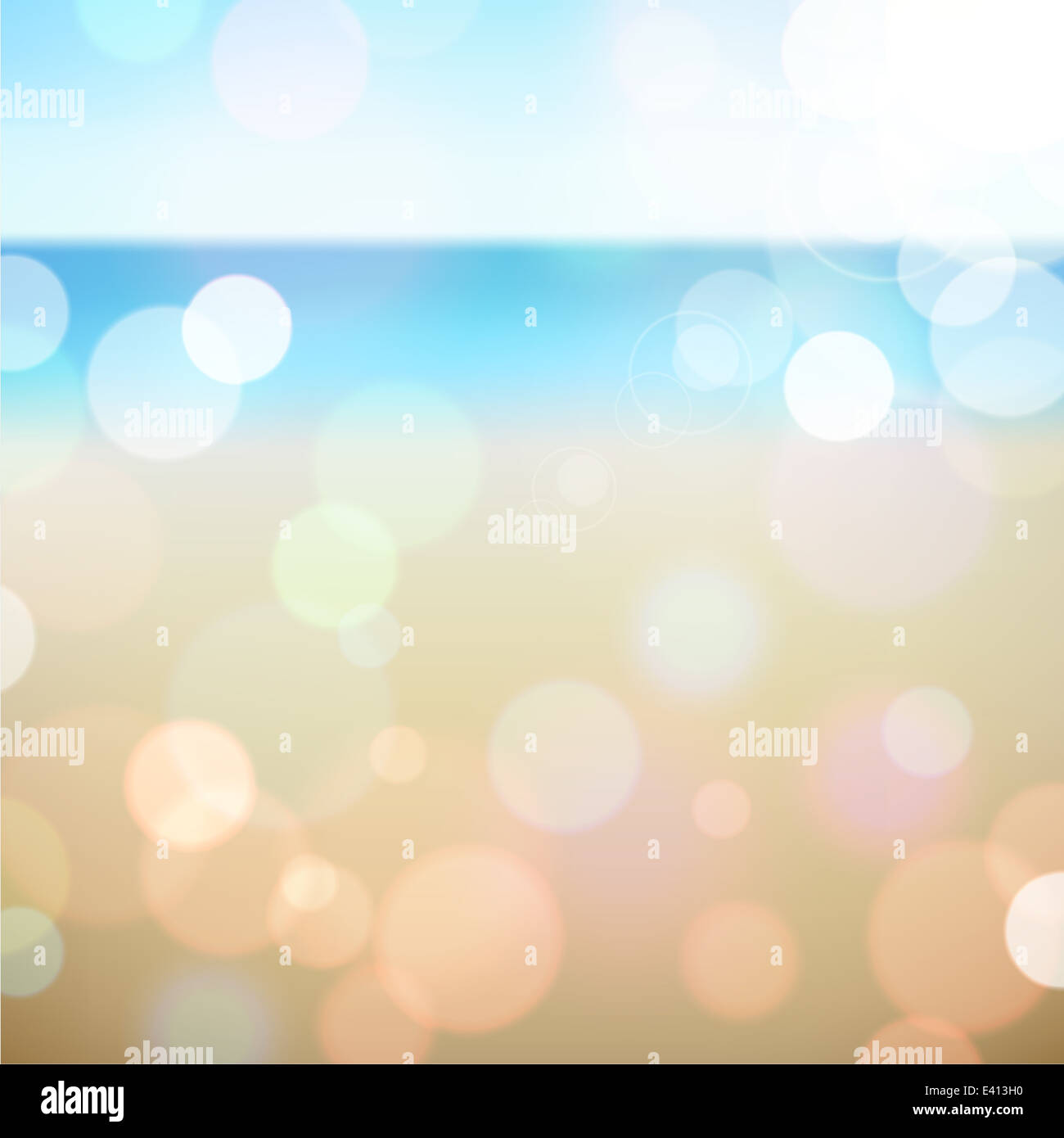 Beach Gradient Raster Summer tropical beach bokeh background. Raster version Stock Photo - Alamy