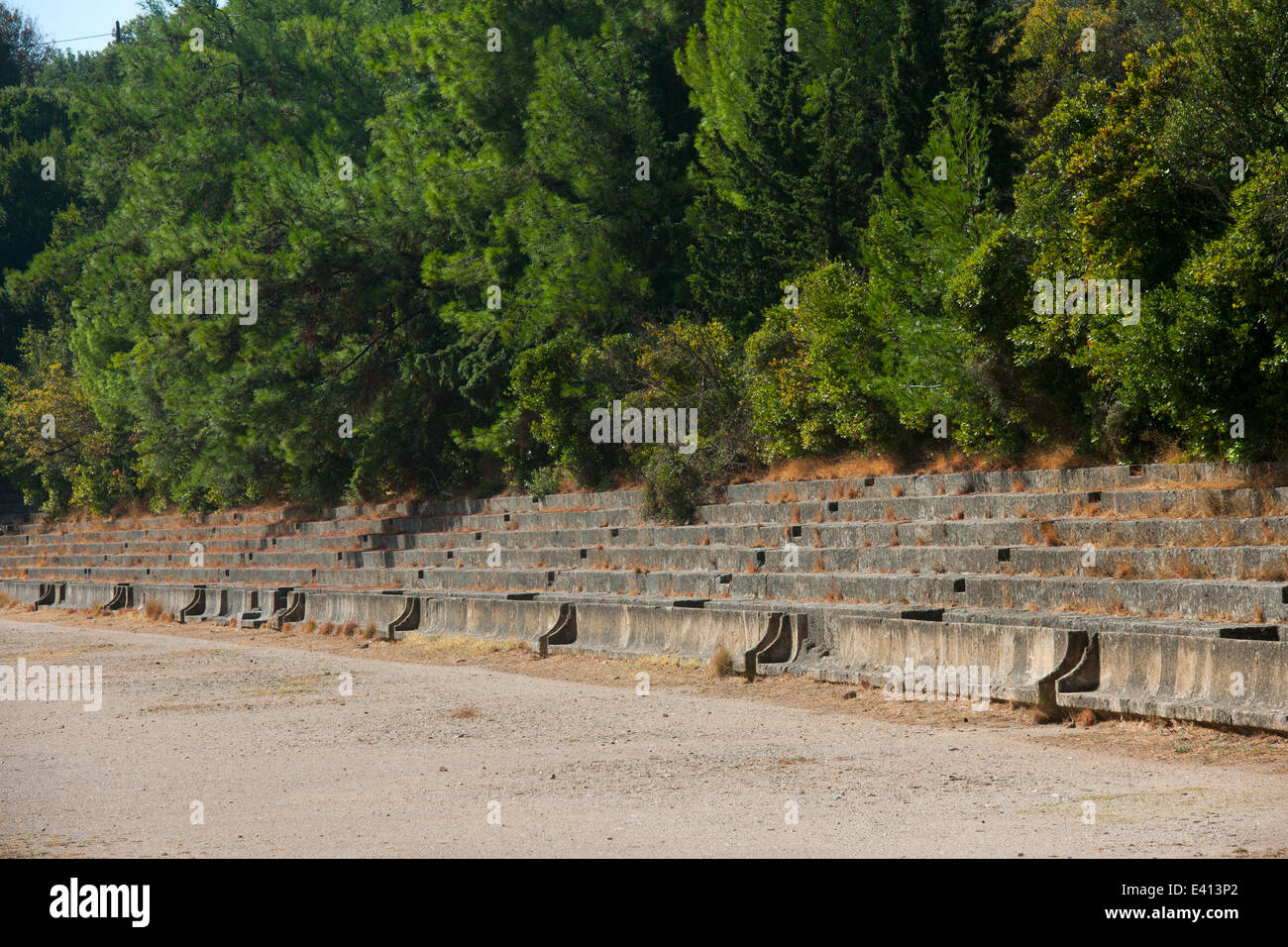 Griechenland, Rhodos-Stadt, Stadion unterhalb der Akropolis Stock Photo