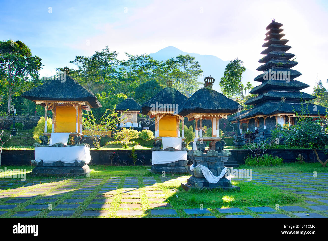 Besakih complex Pura Penataran Agung , Bali, Indonesia Stock Photo