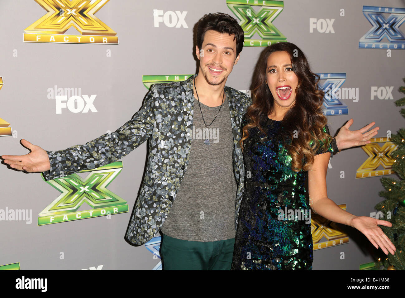 The X Factor Season 3 Finale held at CBS Television City - Arrivals  Featuring: Alex & Sierra,Alex Kinsey,Sierra Deaton Where: Los Angeles,  California, United States When: 20 Dec 2013 Stock Photo - Alamy