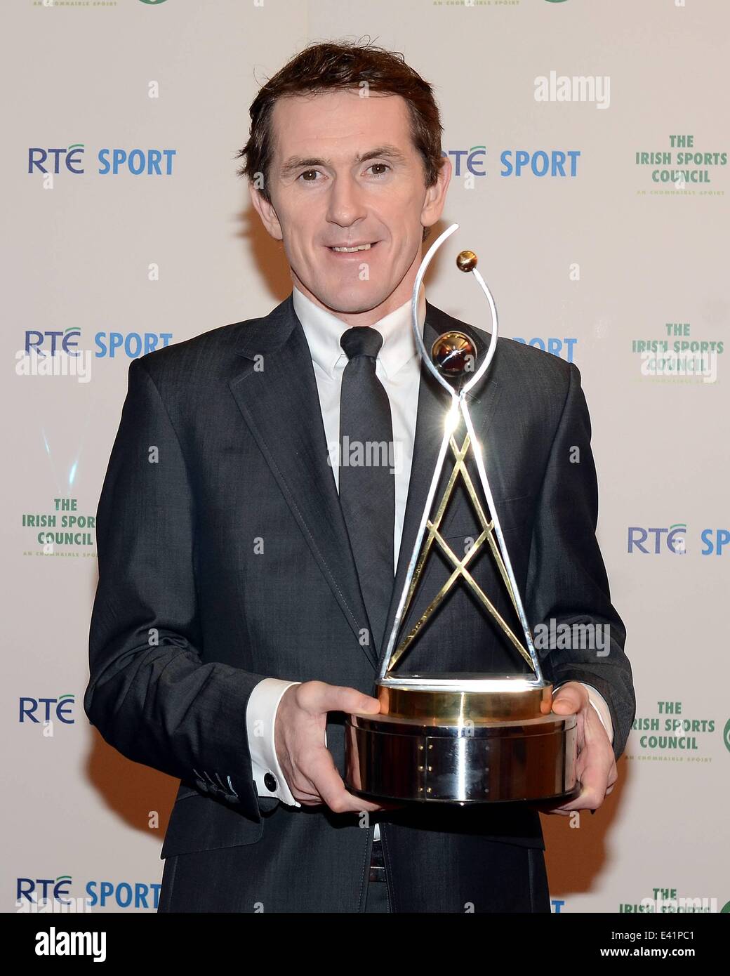 RTE Sports Awards 2013 held at RTE Studios...  Featuring: RTE Sports Person of the Year - Tony McCoy (AP McCoy) Where: Dublin, Ireland When: 22 Dec 2013 Stock Photo