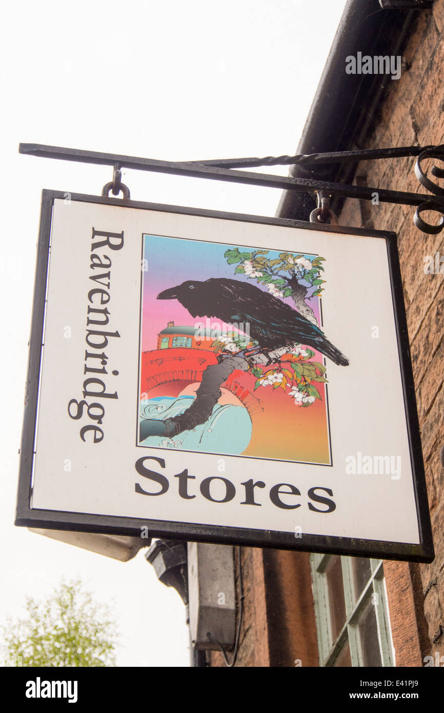 The village stores in kirkoswold, Eden Valley, Cumbria, UK Stock Photo