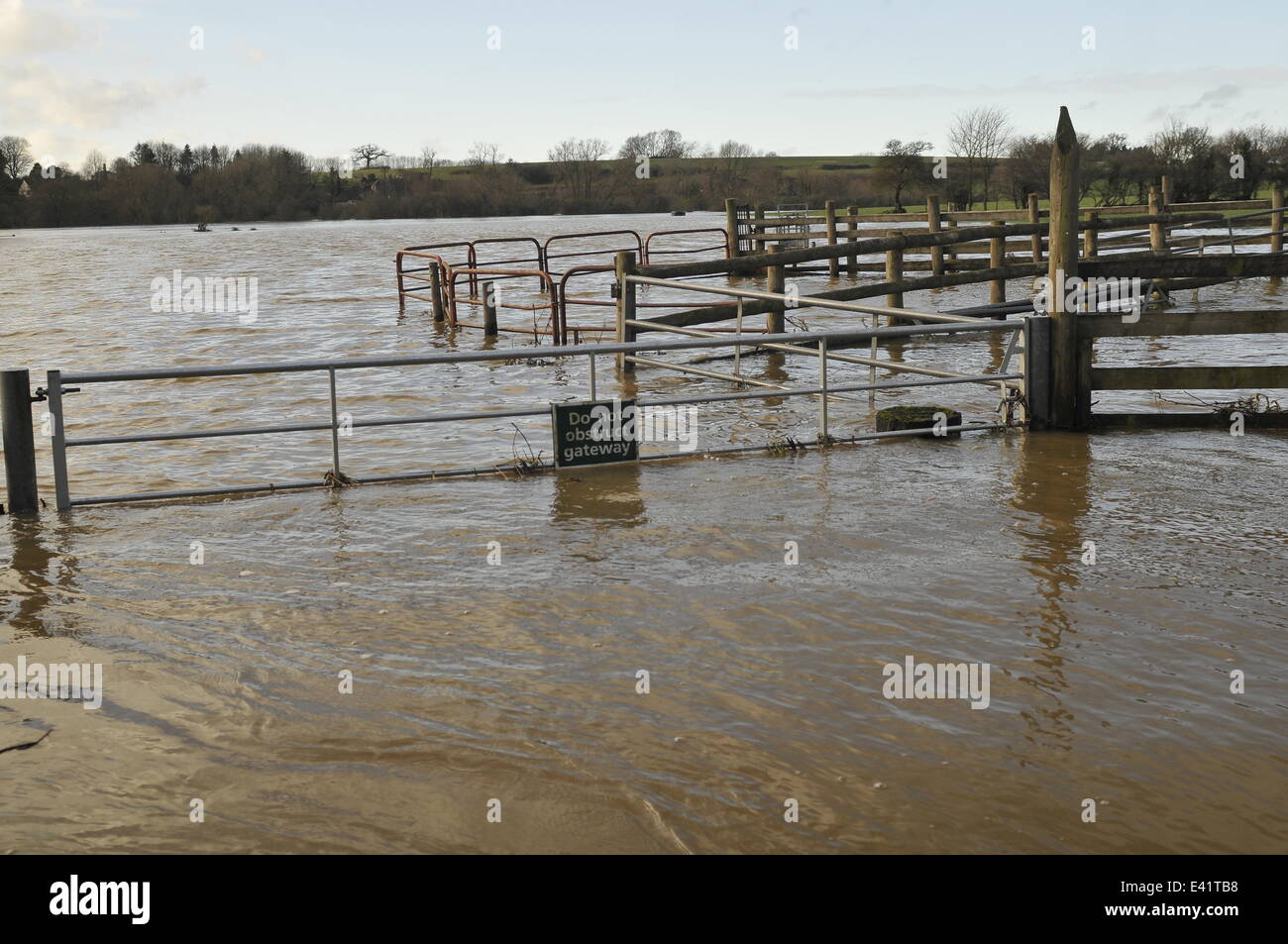 Flooding caused by bad weather conditions that have hit the UK