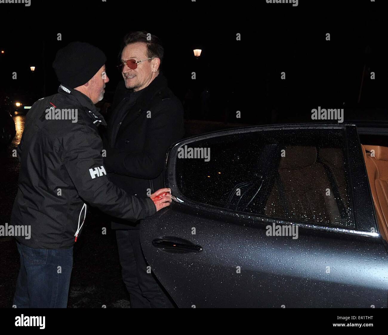 U2 frontman Bono makes his way to the Traditional Annual Christmas Eve