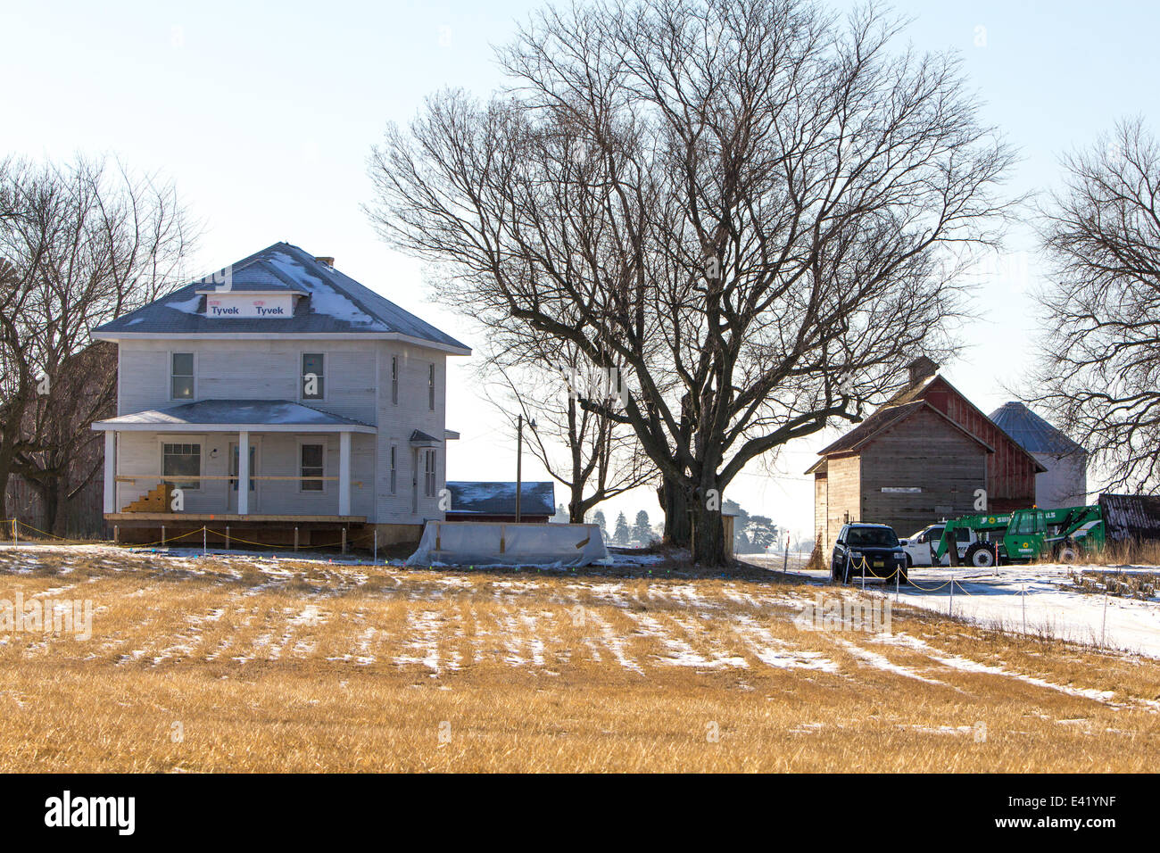 General views of Kent Farm on the 'Batman vs. Superman' filmset Where ...