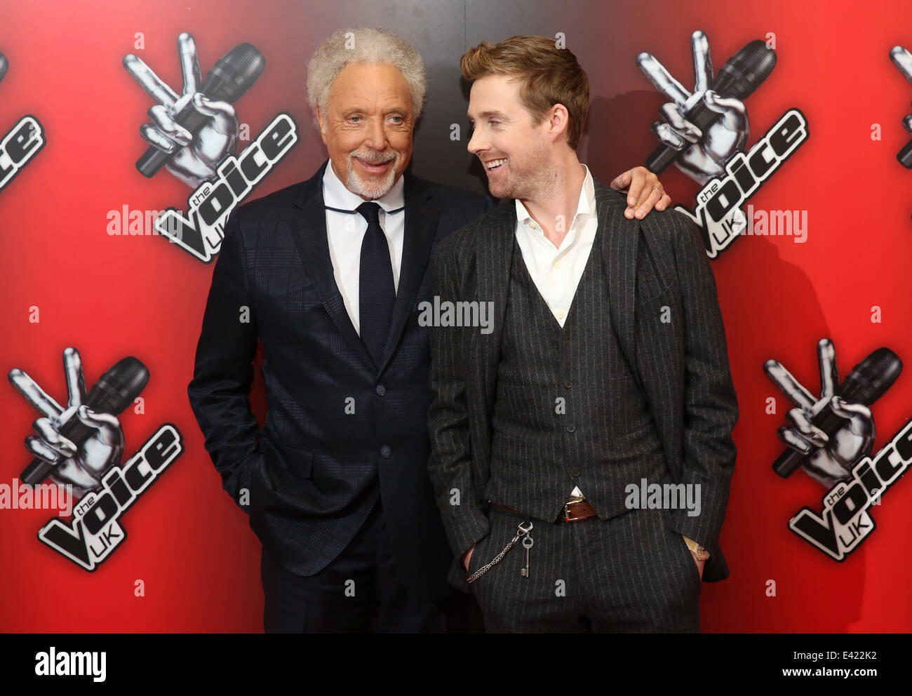 The Voice UK Red Carpet Launch - Arrivals Featuring: Ricky Wilson,Sir ...