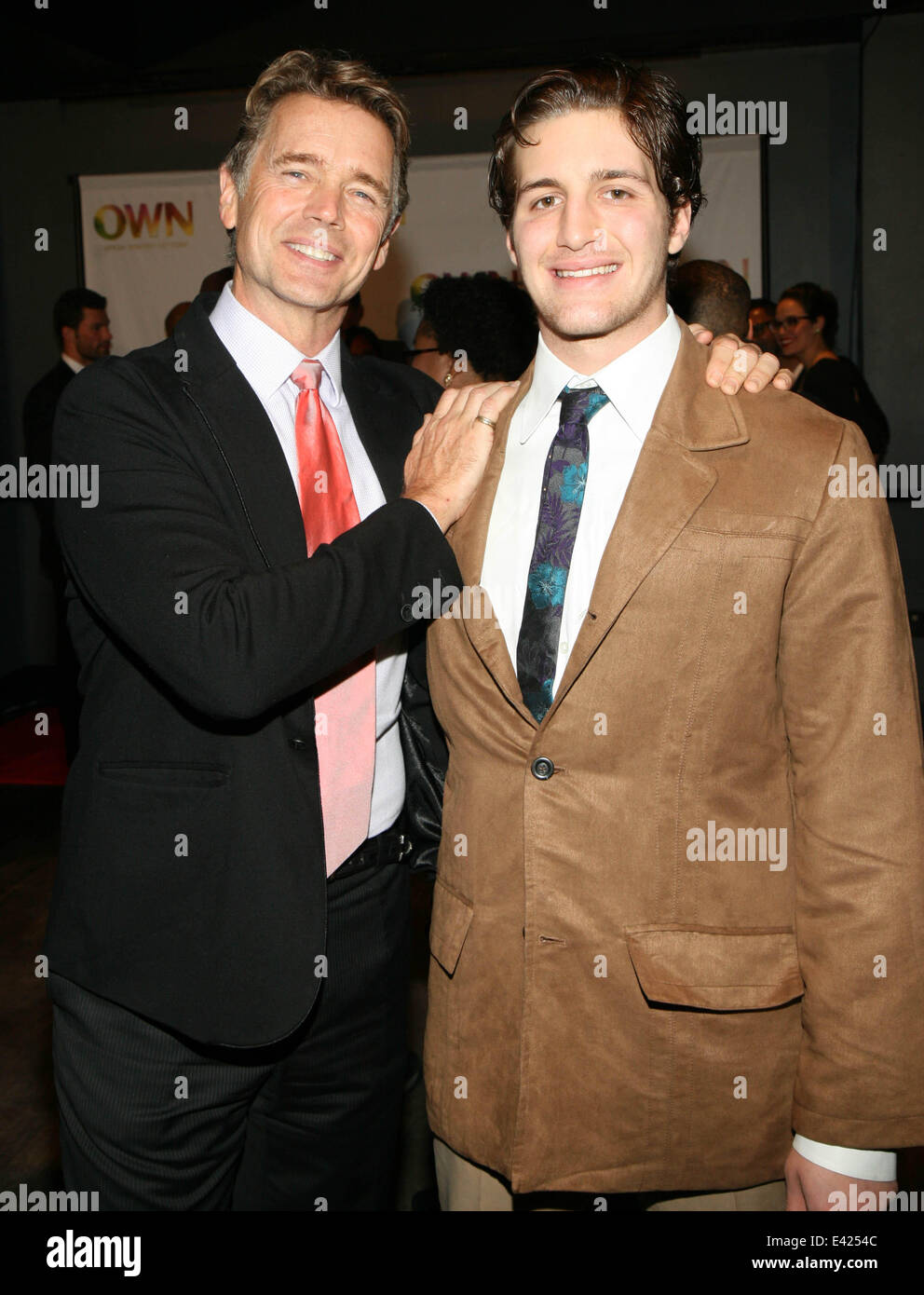 Screening of the Season Premiere of OWN's and Tyler Perry's “The Haves and the Have Nots” And A Sneak Peek of “Love Thy Neighbor”  Featuring: John Schneider,Jason Schneider Where: New York, New York, United States When: 06 Jan 2014 Stock Photo