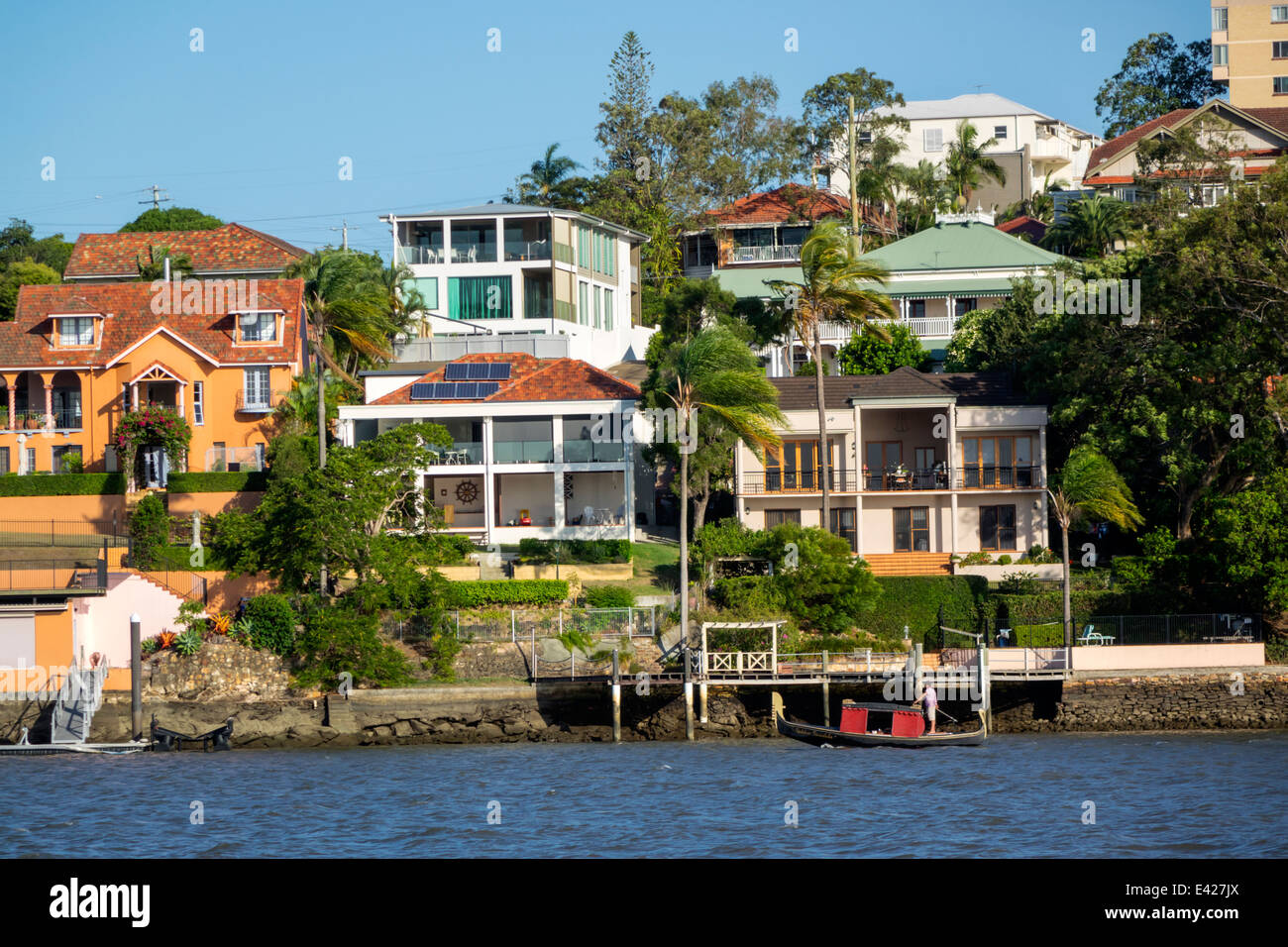 Brisbane Australia,Queensland Brisbane River water,East Brisbane,Norman Park,waterfront