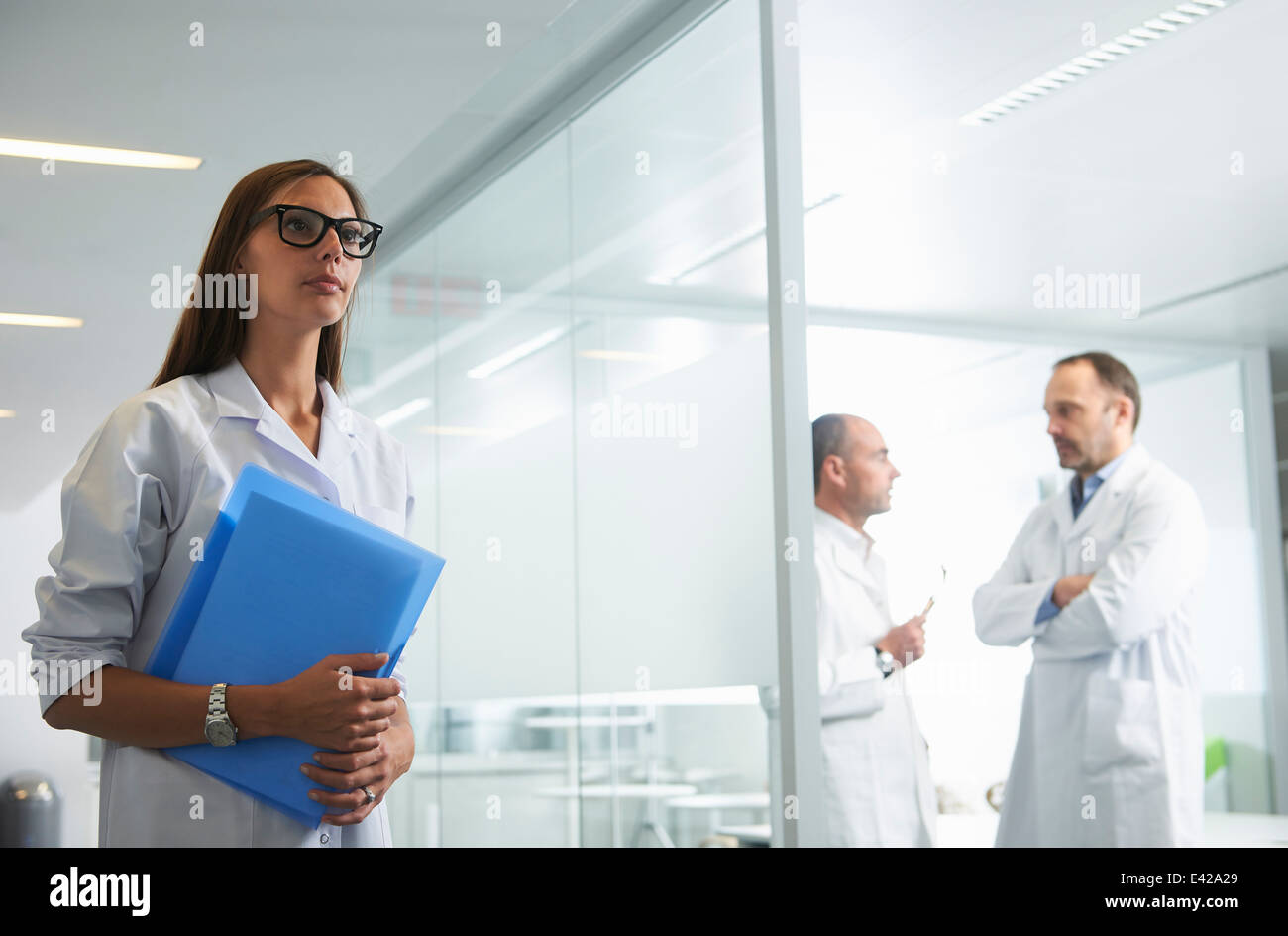 Doctors at work in office Stock Photo