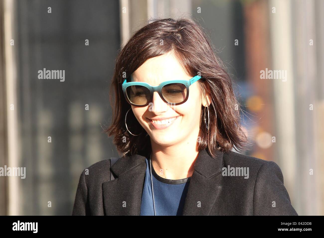 Camilla Belle leaving Alfred Cafe at Melrose Place Featuring: Camilla
