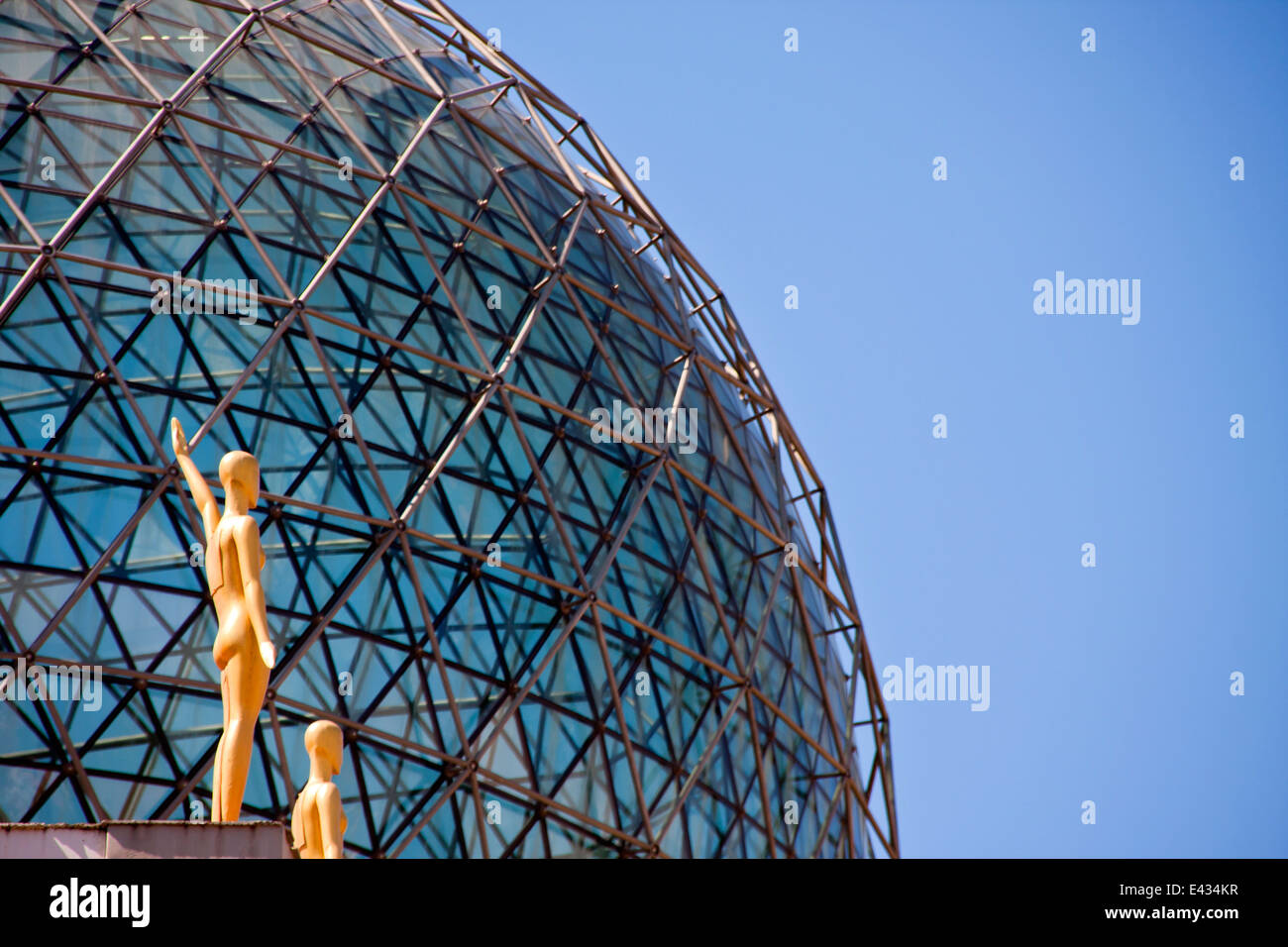 Rooftop sphere detail Stock Photo