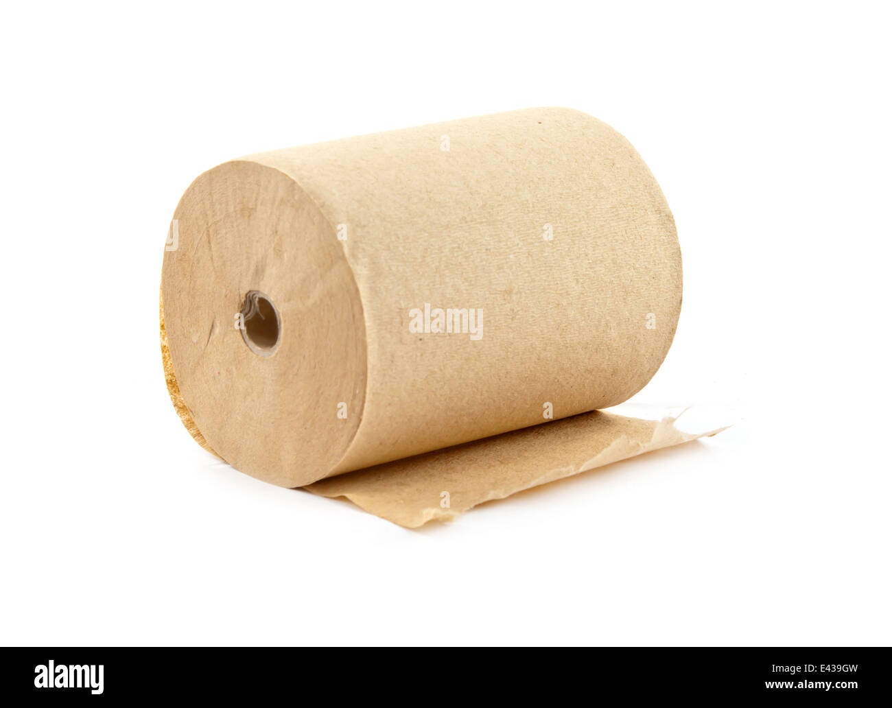 toilet paper isolated on white background Stock Photo
