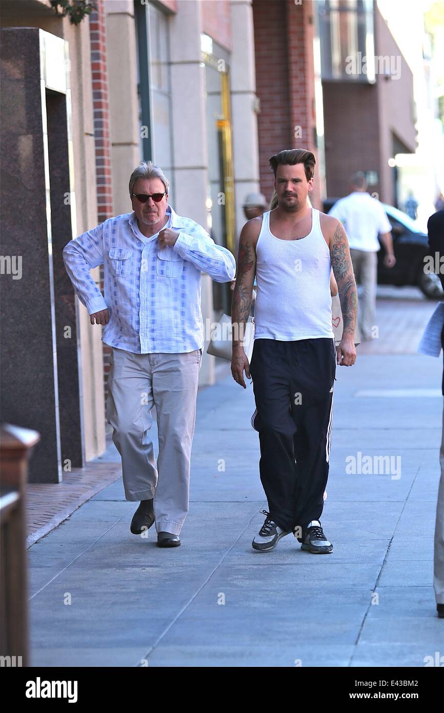 Sean Stewart out and about in Beverly Hills Featuring: Sean Stewart