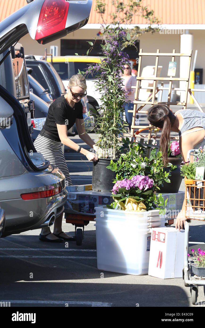 Naomi Watts buys flowers and plants at Home Depot Featuring Naomi Watts Where Culver City