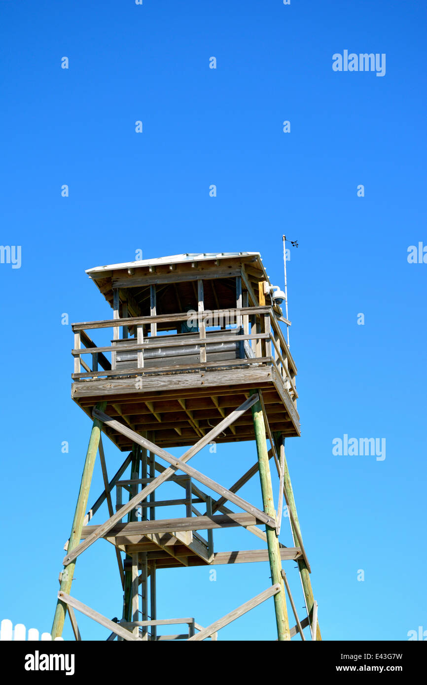 Blue rescue tower hi-res stock photography and images - Alamy