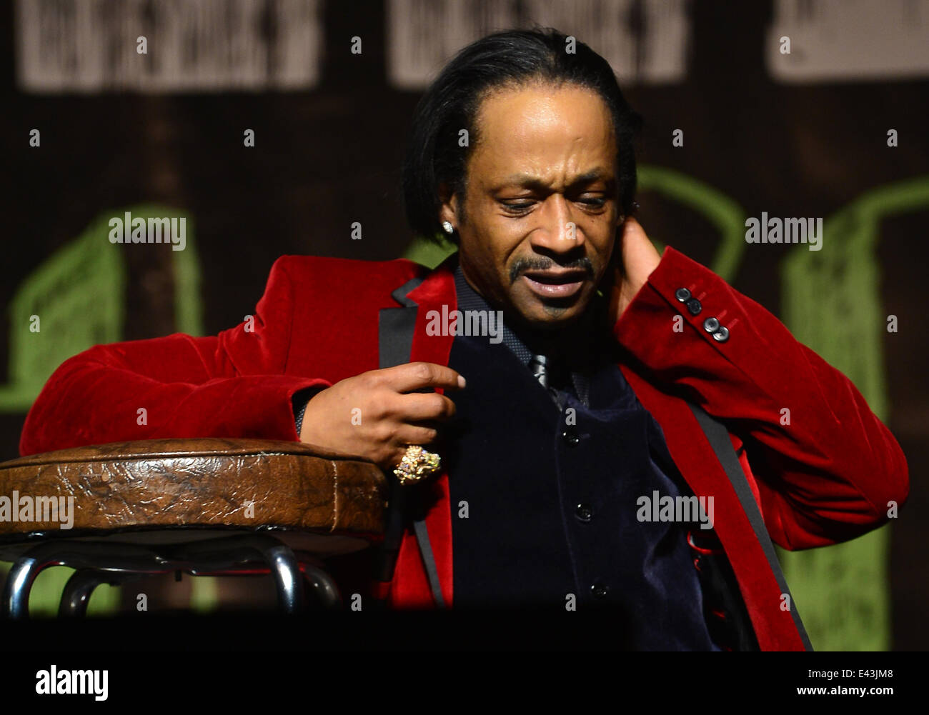 Katt Williams Growth Spurt comedy tour at the James L Knight Center  Featuring: Actor/comedian Katt Williams Where: Miami, Florida, United States When: 18 Jan 2014 Stock Photo