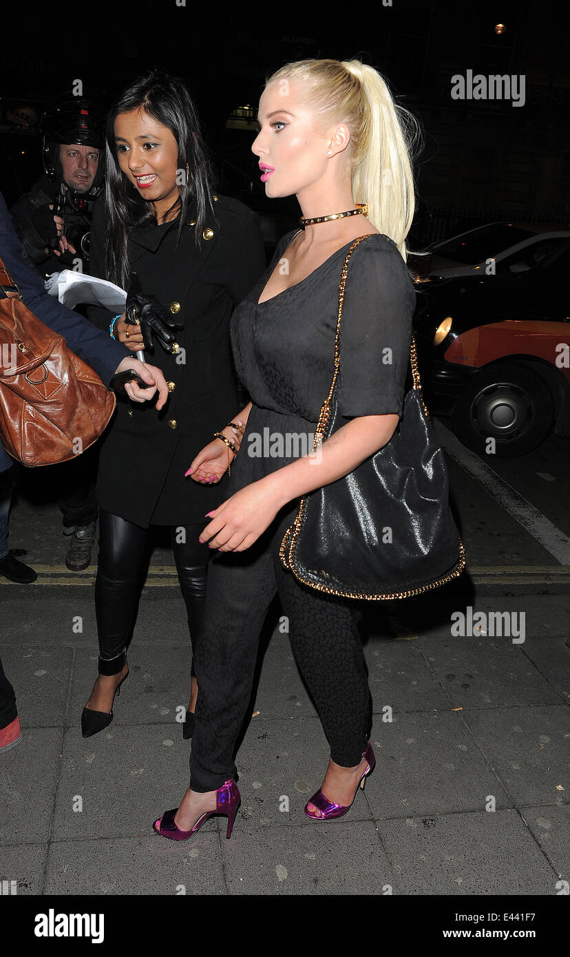 Helen Flanagan attends Pure Rally - launch party at Avista at The