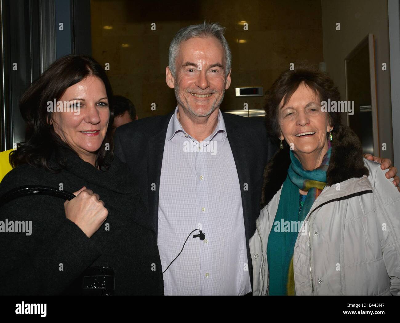 Philomena Lee, the lady portrayed by Dame Judy Dench in the acclaimed movie 'Philomena', seen at The Merrion Hotel with daughter Jane Libberton & Martin ...