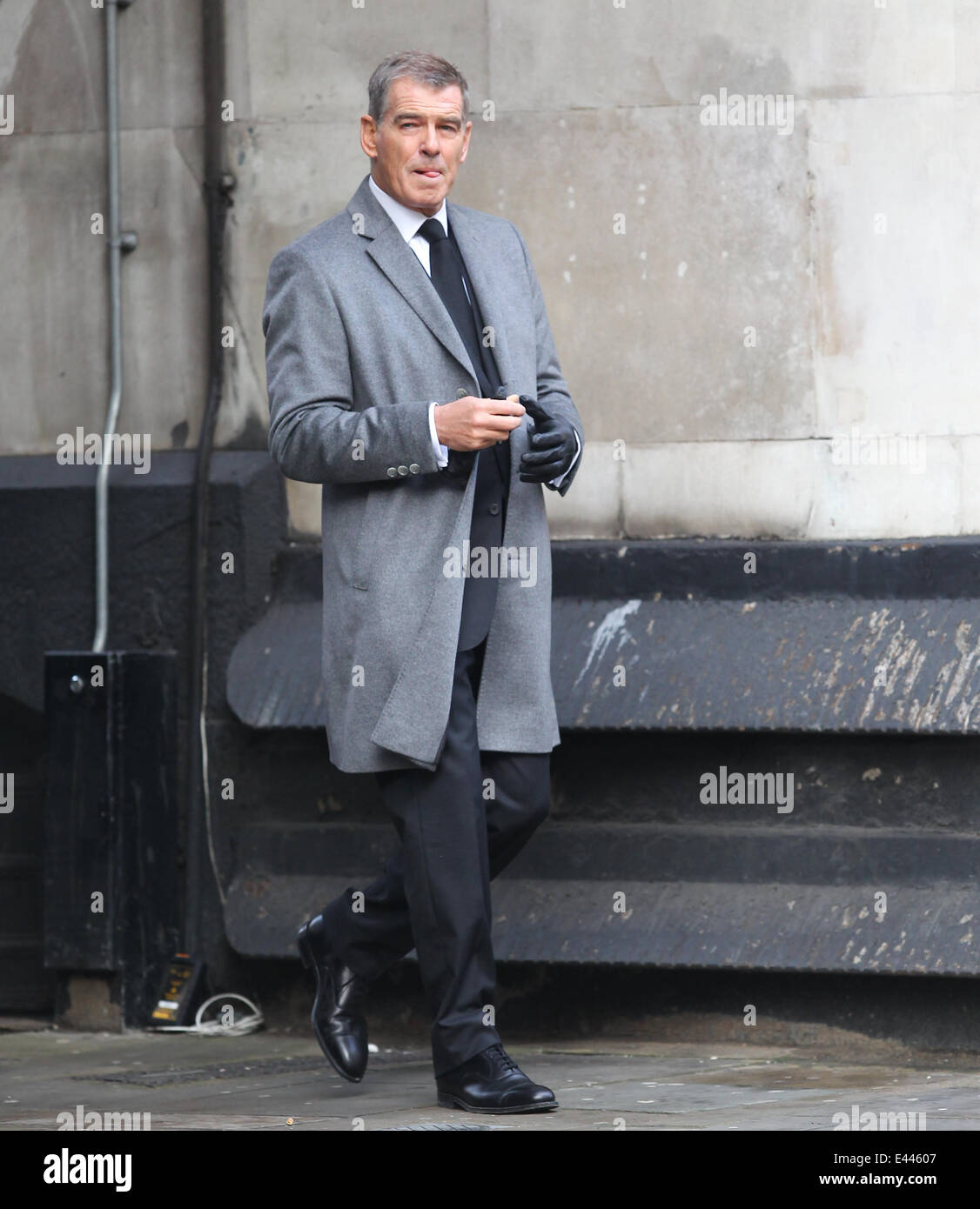 Pierce Brosnan and Milla Jovovic film scenes for the new action movie