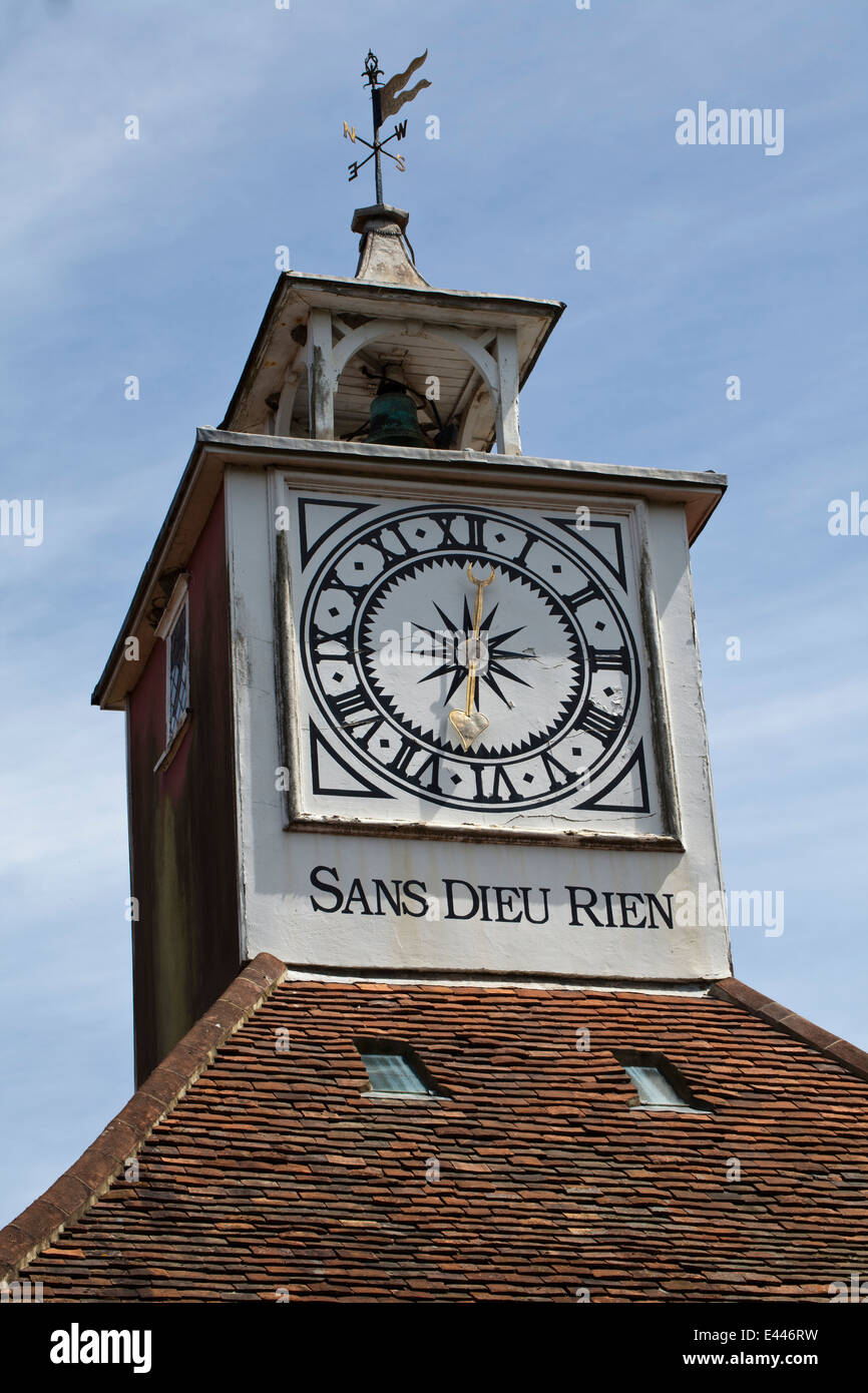 Clock tower at Ingatestone Hall, Essex Stock Photo Alamy