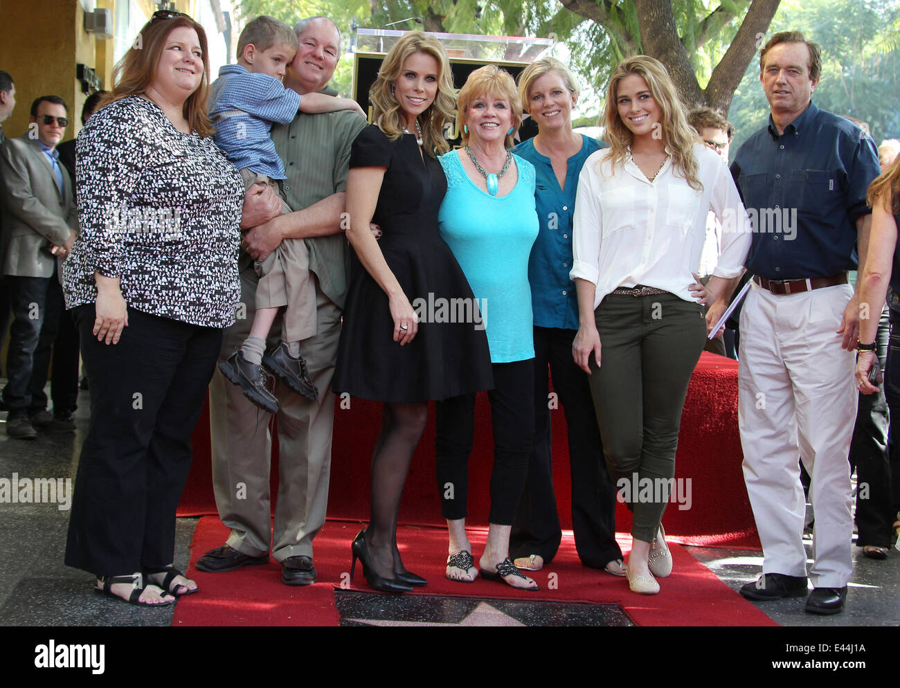 Actress Cheryl Hines Honored With Star On The Hollywood Walk Of Fame