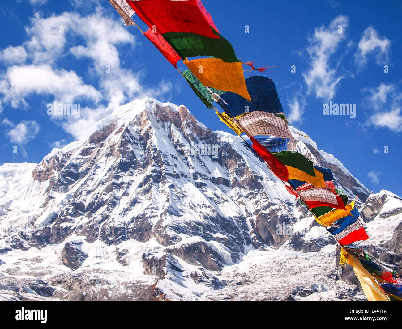 Annapurna Himal region of north central Nepal Stock Photo