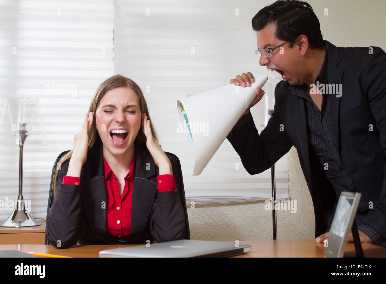 Megaphone yelling hires stock photography and images Alamy