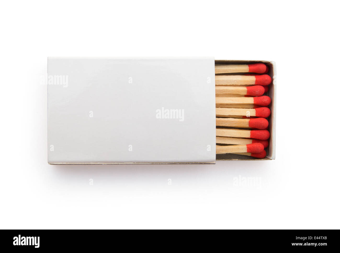 top view matchbox on white Stock Photo - Alamy