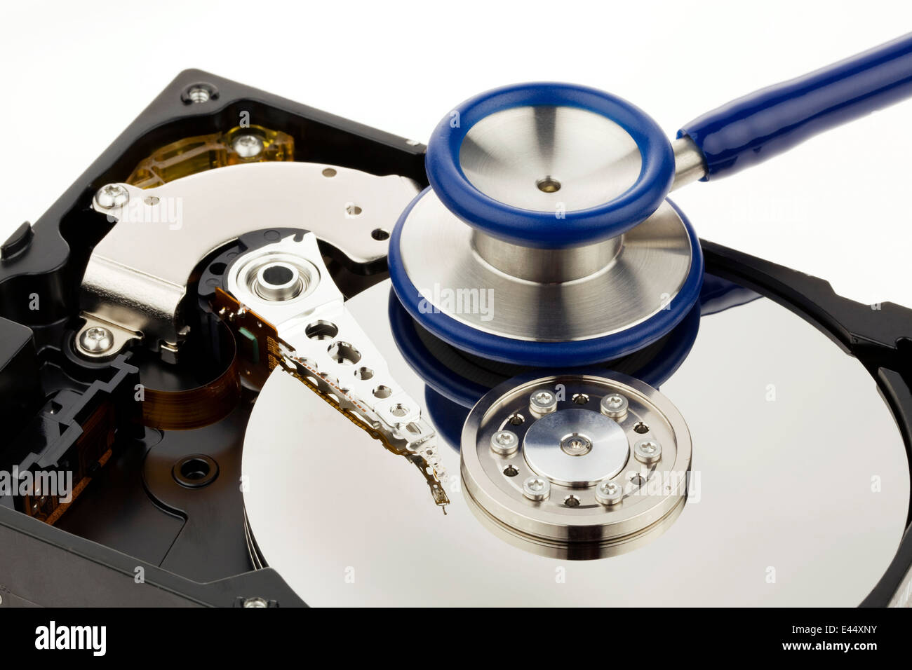Data recovery after computer crash. Recovery disk Stock Photo Alamy