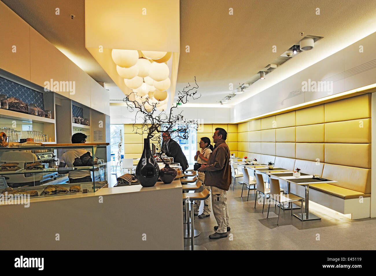 M1 Café, BMW Museum, Munich, Upper Bavaria, Bavaria, Germany Stock ...