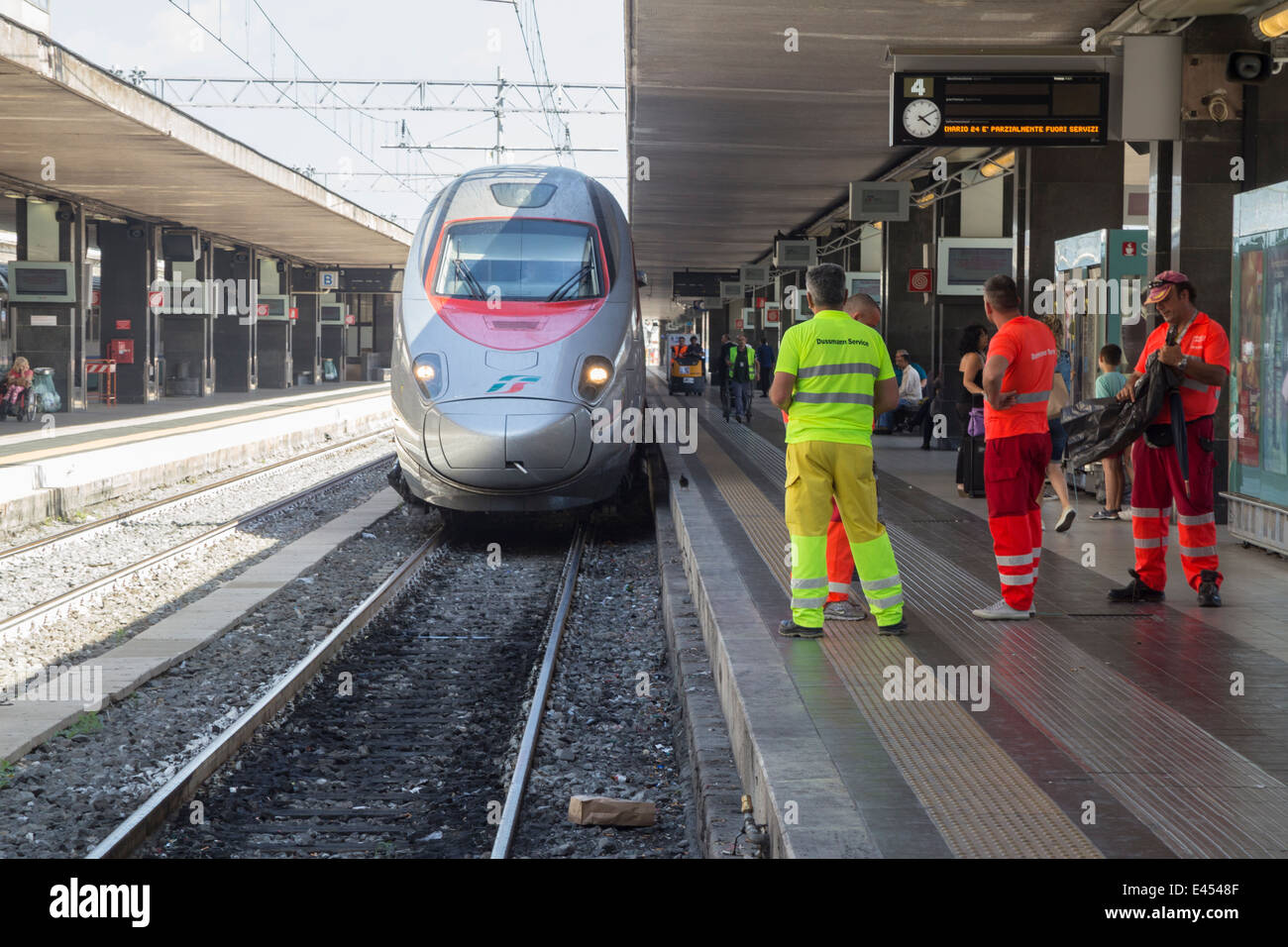 Rome, Termini railway station Stock Photo