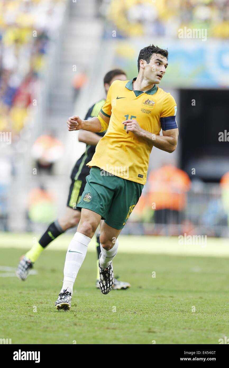 Curitiba, Brazil. 23rd June, 2014. Mile Jedinak (AUS) Football/Soccer : FIFA World Cup Brazil 2014 Group B match between Australia 0-3 Spain at Arena da Baixada in Curitiba, Brazil . © AFLO/Alamy Live News Stock Photo