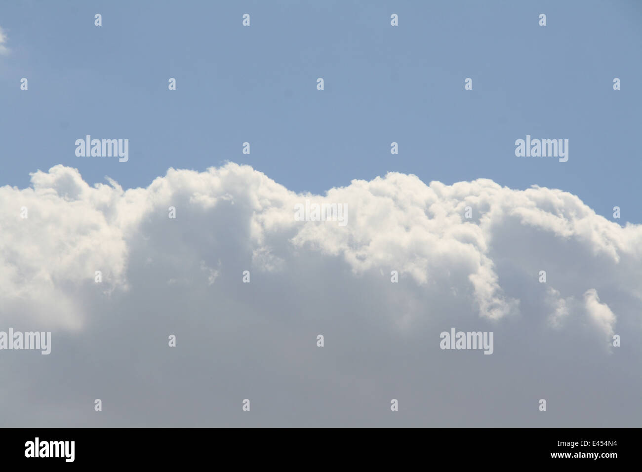 White Clouds in Blue Sky Stock Photo - Alamy