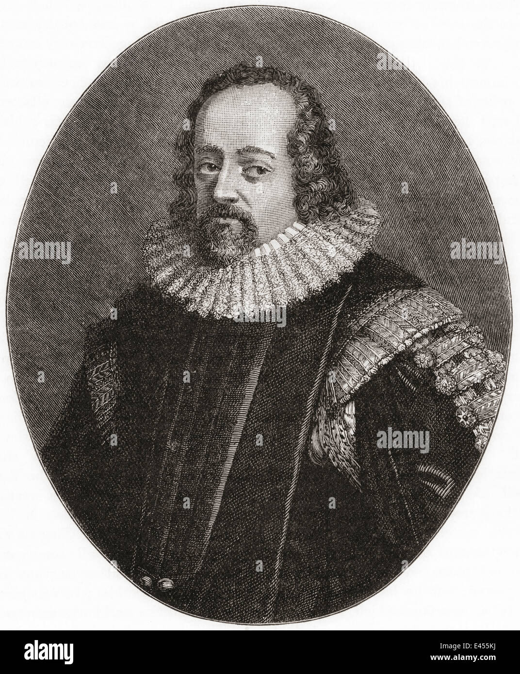 Francis Bacon, 1st Viscount St. Alban,1561 – 1626. English philosopher, statesman, scientist, jurist, orator, essayist, author. Stock Photo