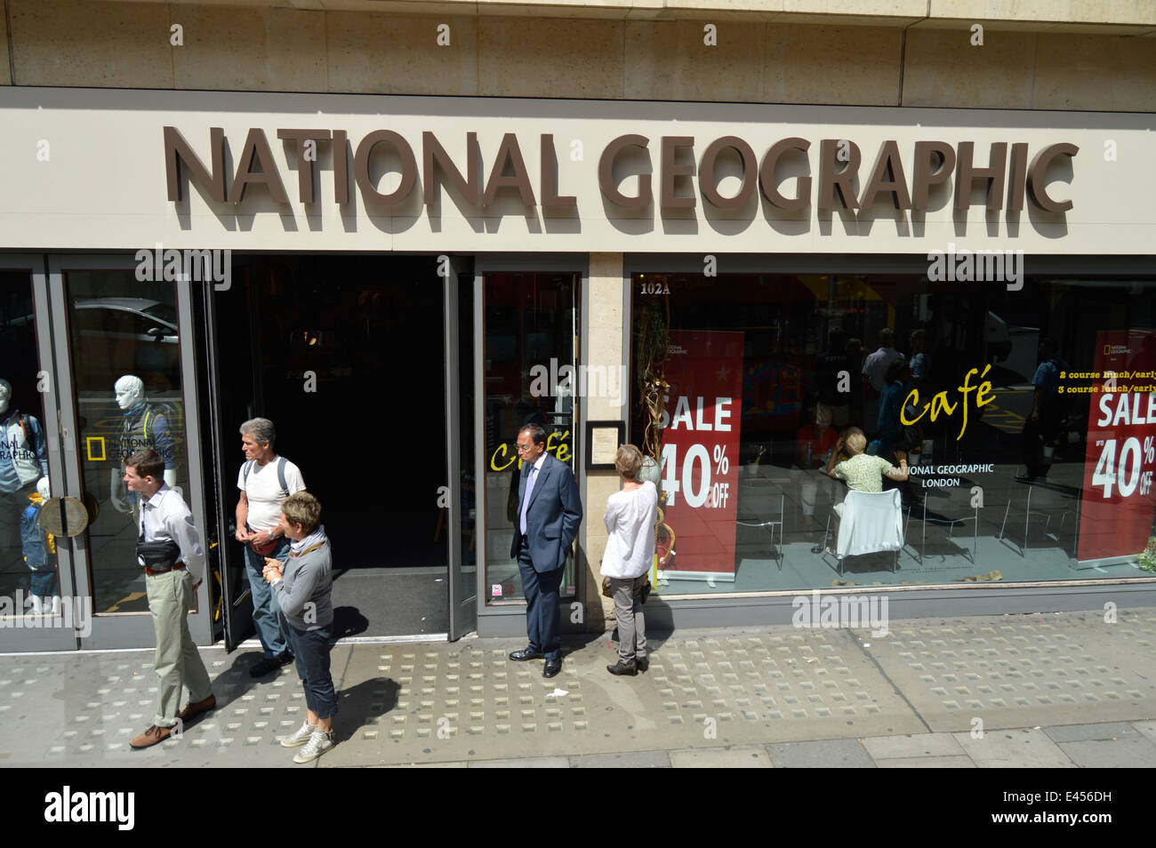 National Geographic store in London,UK Stock Photo