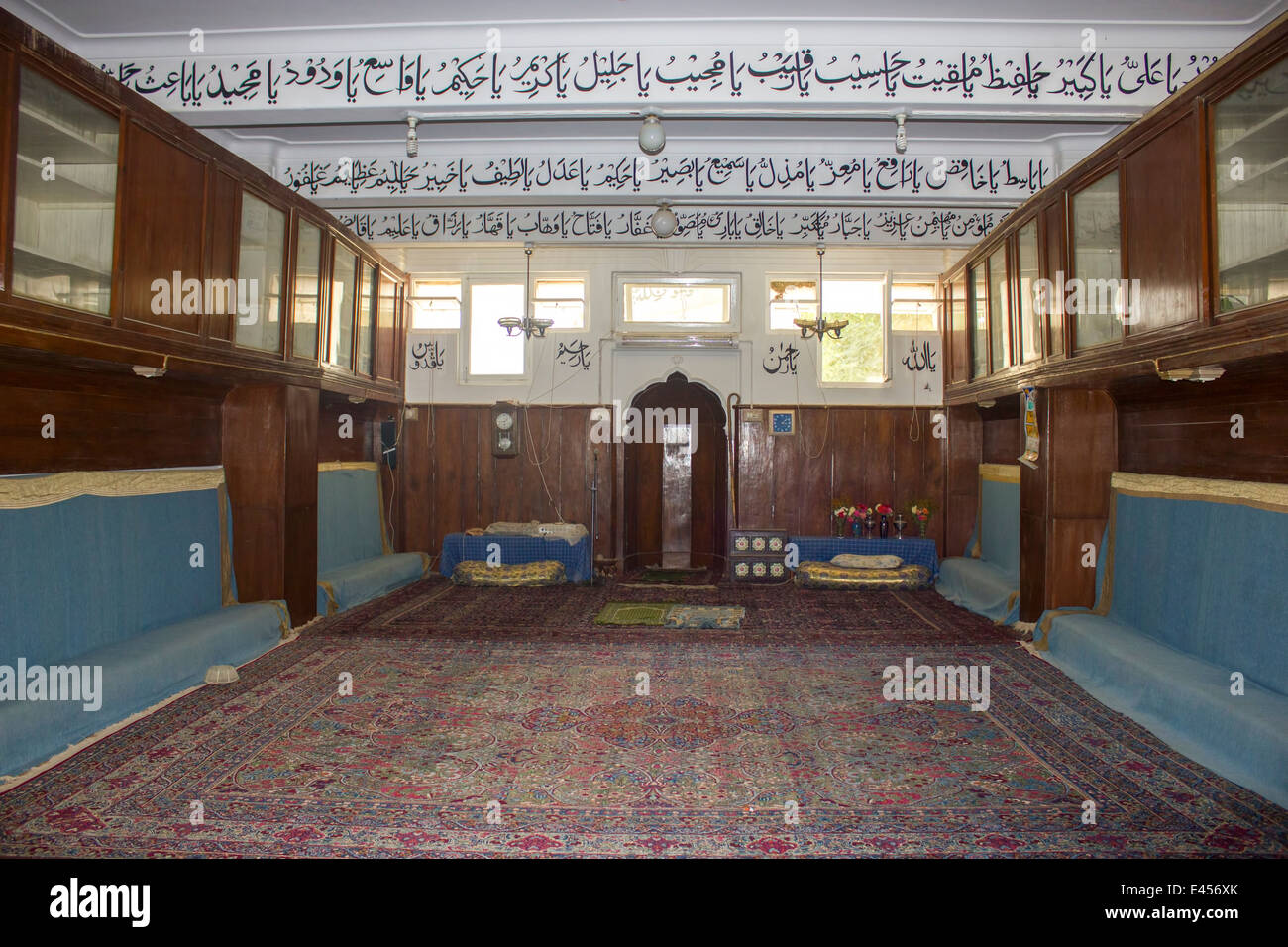 Interior Of Shahi Mosque Kalat Pakistan Stock Photo