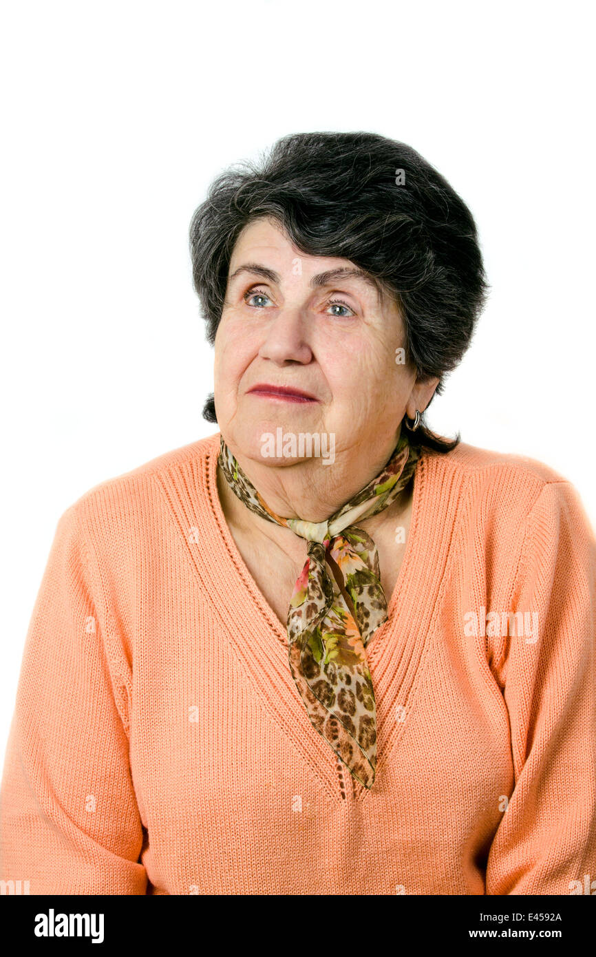 Beautiful senior lady hi-res stock photography and images - Alamy
