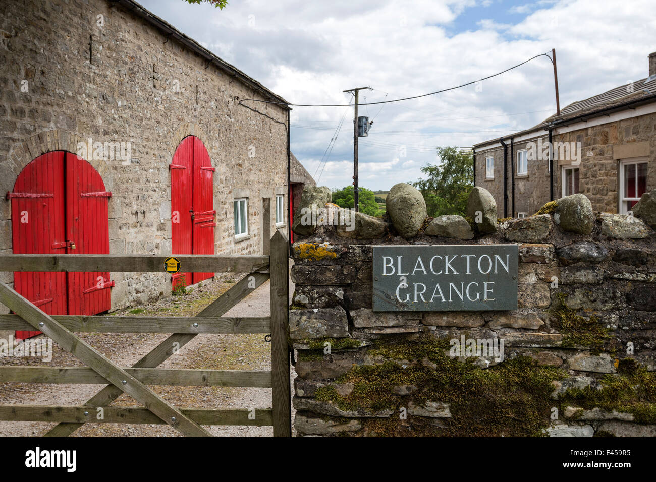 Blackton Grange Baldersdale Teesdale County Durham England UK Stock